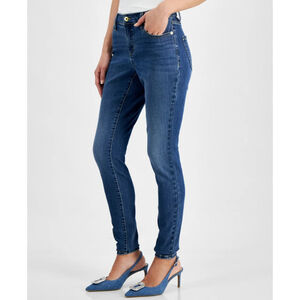 INC International Concepts Women's Size 10 Blue Curvy Mid Rise Skinny Jeans NWT